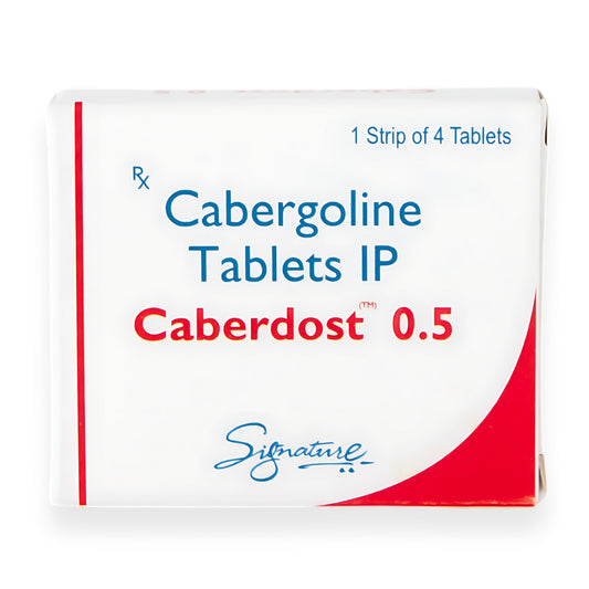 Cabergoline 0.5mg 4Tabs